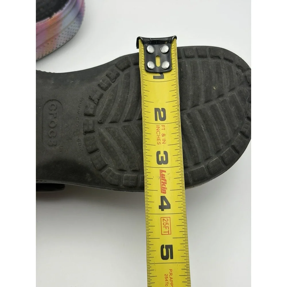 Crocs Classic Solar Rainbow Tie Dye Clogs Youth C 12